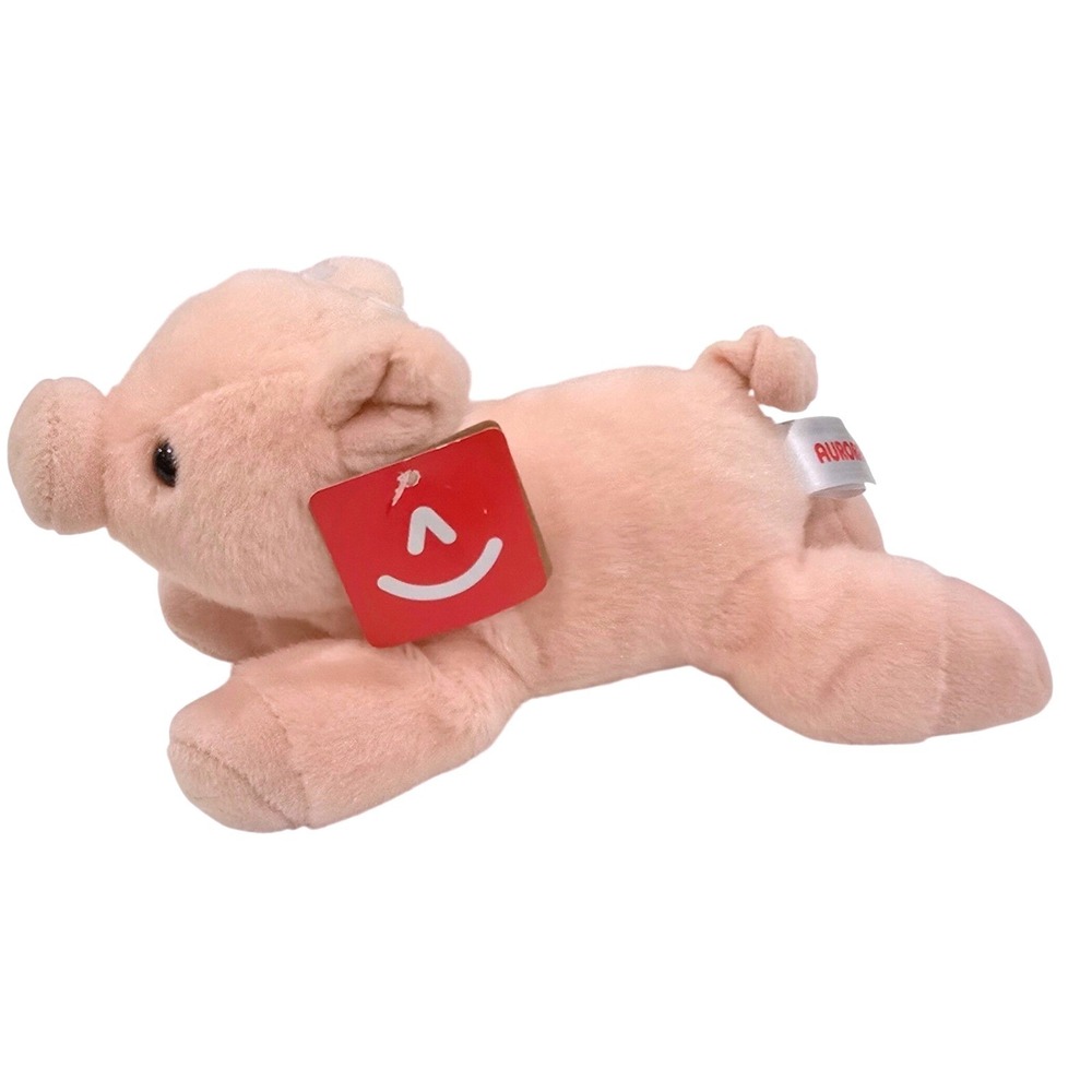 NEW WITH TAGS Aurora Mini Flopsie PERCY PIG Plush Stuffed Animal Pink 8" 31180